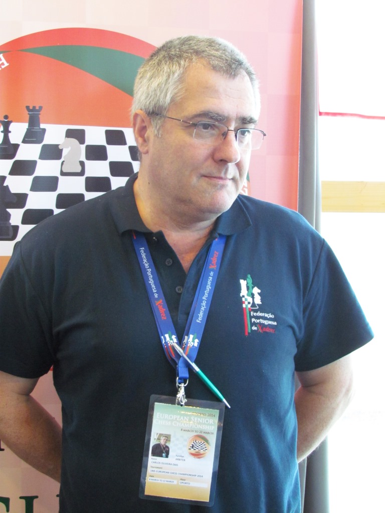Resultado de imagem para Carlos Oliveira Dias , árbitro português de xadrez